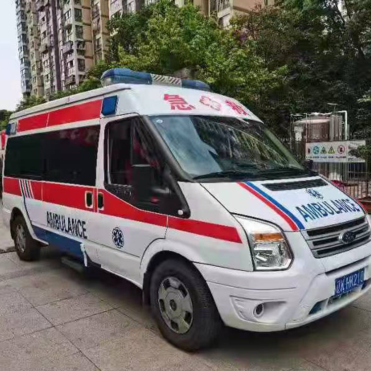 鄞州长途救护车护送病人返乡